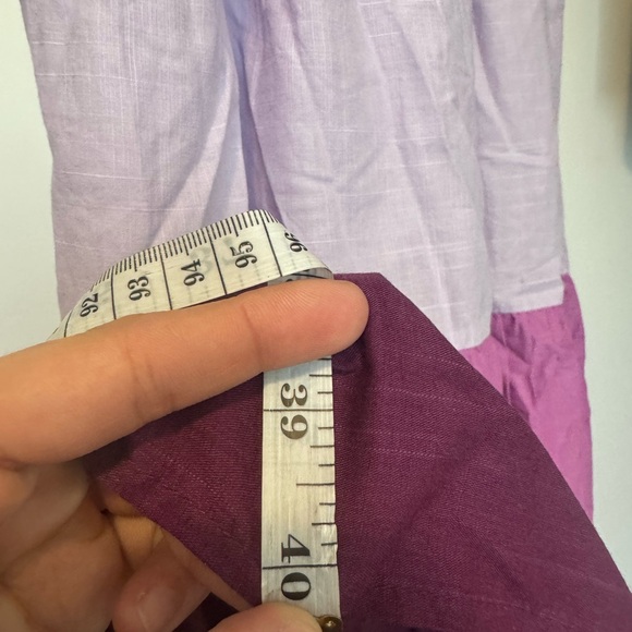 Anthropologie The Raya Colorblock Maxi Dress: Purple and White - Picture 16 of 16